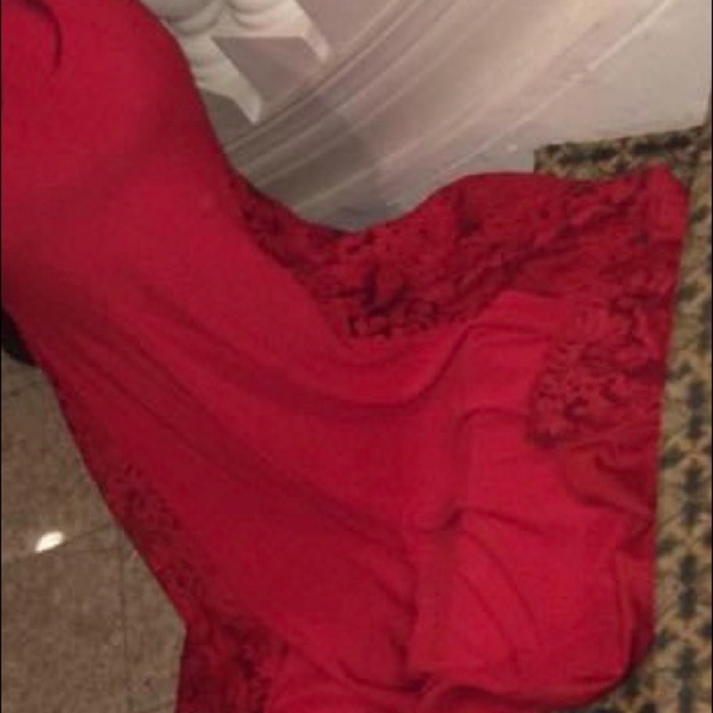 Red Ball Gown